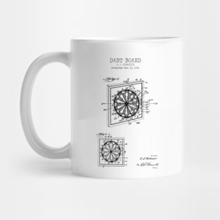 DART BOARD patent Mug